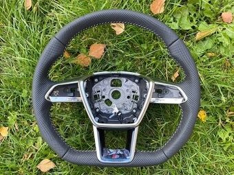 AUDI A6 C8 Q8 S8 SQ8 VOLANT kozeny zkoseny perforovana koža - 1