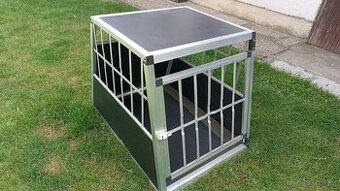 Alu klec / přepravní box na psa 65x90x70cm