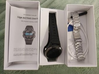 4G chytré hodinky pro seniory / Lige ACTIVE Live Fa56 / GPS