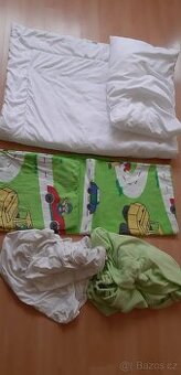 Souprava do postýlky aloe vera, dětské povlečení, 2 prostěra