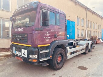 Hákový nosič kontejneru 6x4 Man Tga 440