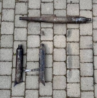 Jawa 50 pionýr, ČZ 125 - výfuky