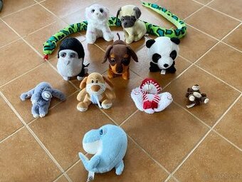 Plyšáci - 11 kusů - různé druhy
