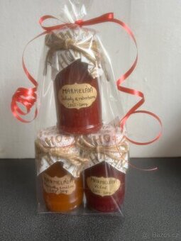Domácí marmeláda - dárkové balíčky 3 x 200 g