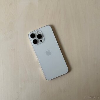 APPLE IPHONE 15 PRO MAX 256GB,BÍLÝ TITAN