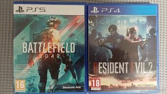 BATTLEFIELD 2042, RESIDENT EVIL 2 (PS5/PS4) – TOP STAV
