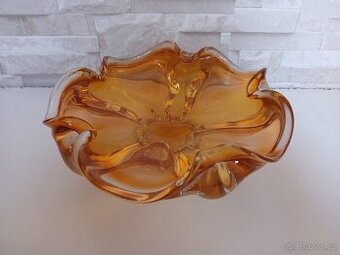 Miska z hutního skla, Josef Hospodka 1960-1970