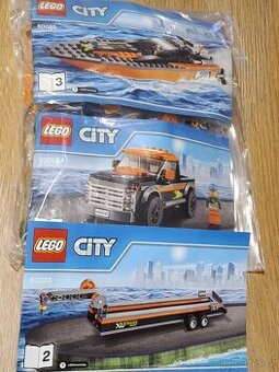 Logo City 60085 Motorový člun 4x4