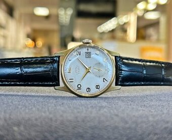 Československé mechanické vintage retro hodinky PRIM Datumat