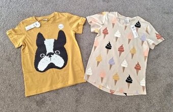 Krásný set letních triček Lindex vel 110/116