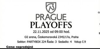 Prague Playoffs sobota partybox