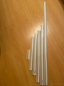 TL55 lišty, lepidlo, oboustranná páska, odlamovací nůž