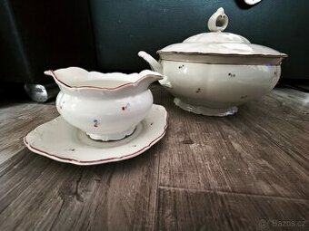 Starožitná porcelánová sada