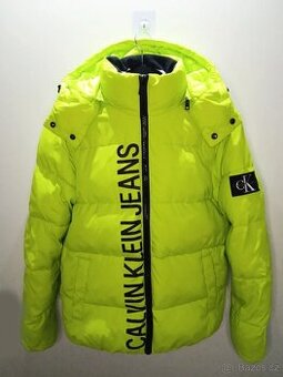 Nová neonová zimní bunda Calvin Klein v. S