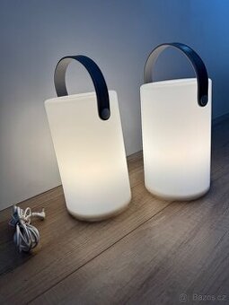 Venkovní LED lampičky Tchibo – 2 ks, nabíjecí