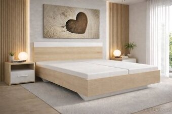 Postel italskeho stylu s rosty a matracemi NOVA