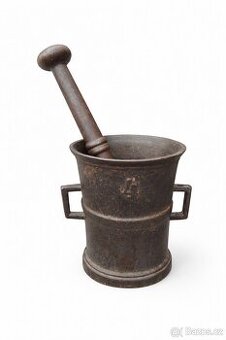 Nabízím zajímavý a velmi starý hmoždíř s uchy  + TLOUK