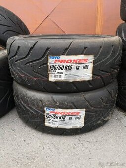 Toyo letní pneu 195/50/15 - 2ks - nové Semi Slick R888