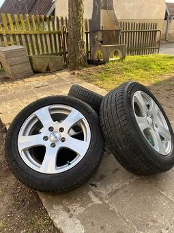 Prodám alu kola OZ 5x112 et 35, včetně pneu