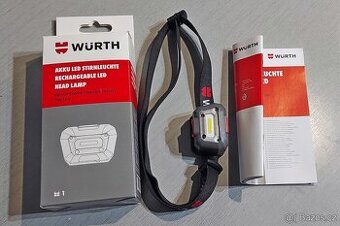 WURTH dobíjecí LED čelovka 200LM 5V 2W Nová Nepoužitá