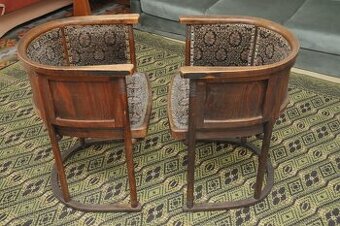 Originální křesla Josef Hoffmann výroba Kohn Wien - 1
