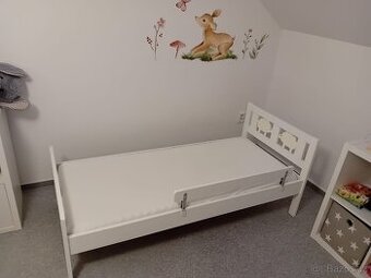 Dětská postýlka 160 x 70 cm + rošt + matrace