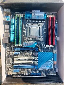 Asus P9X79PRO + I7 3930K ( 12X 4,2ghz ) +24 gb ram
