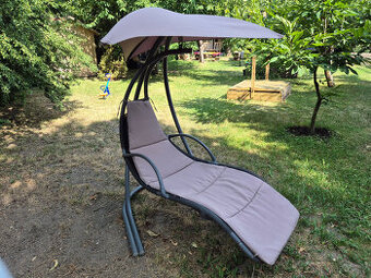 Závěsné houpací lehátko Serenity s konstrukcí (na zahradu)