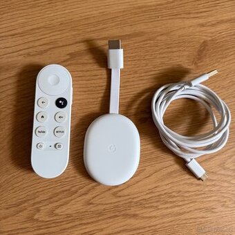 Google Chromecast 4 - Google TV - bílá barva