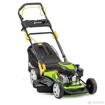 Benzínová sekačka s pojezdem, 4v1 sečení 51 cm, kovové šasi
