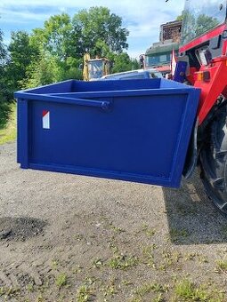 Přepravní box za traktor, lopata za traktor tří bod