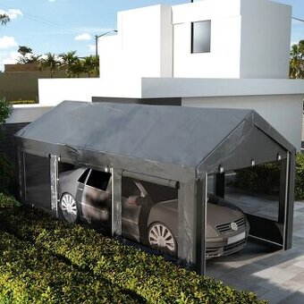 Přístřešek pro auto/party stan 2 v 1, 3 x 6 m