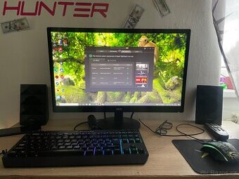 Herní pc set asus s tiskárnou cannon