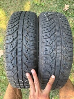 Dvě zimní pneu 165/65/14 Semperit