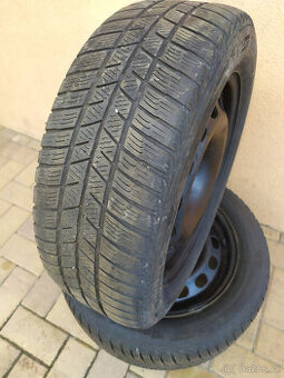 Zimní pneu na discích 205/55 R16, rozteč 5x112