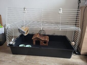 Klec pro hlodavce s vybavením