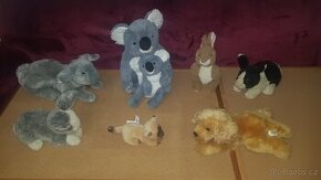 Medvídek Koala s miminem Rapa Retriever a jiní plyšáci