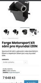 Hyundai i20N – Forge, RaceChip, GPF delete, N Performance