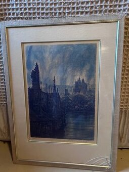 Obraz – Z Alšova nábřeží, Jan Černý Klatovský