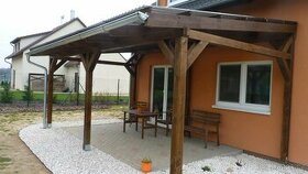 Pergola 6x4m, přístřešek stání pro auto, posezení