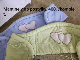 Mantinely do postýlky