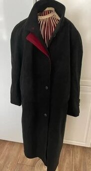 Dámský dámský vlněný kabát v selském stylu