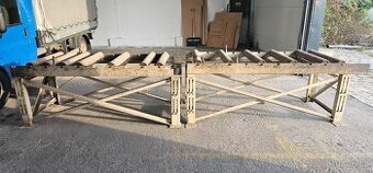 VÁLEČKOVÉ DOPRAVNÍKY 230cm S VELKOU NOSNOSTÍ, STAVITELNÉ