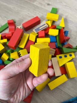 Dřevěná stavebnice / kostky