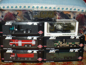 Sběratelské modely náklaďáků TATRA 1/43 - KADEN, SSM, PC