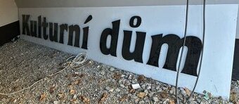 Nápis/cedule Kulturní dům - LED posvícení
