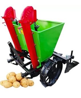 Dvouřádkový sazeč brambor za traktor