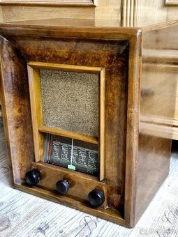 Vzácné starožitné rádio TITAN TRITON Praha, ČSR, 1936-37