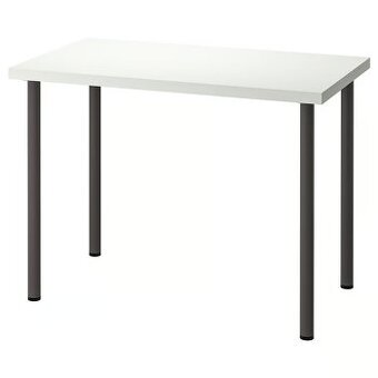 Bílý psací stůl IKEA LINNMON / ADILS (100x60 cm)