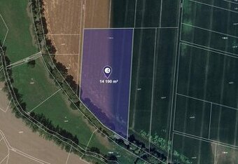 Prodej podílu 1/2 pole 7 095 m², Hustopeče nad Bečvou